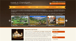 Desktop Screenshot of hotelsinchandigarh.com