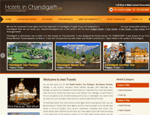 Tablet Screenshot of hotelsinchandigarh.com